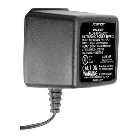 Alarm Controls 24 Volt 1.5 Amp. Plug-In Filtered Regulated DC Power Supply PSP-24